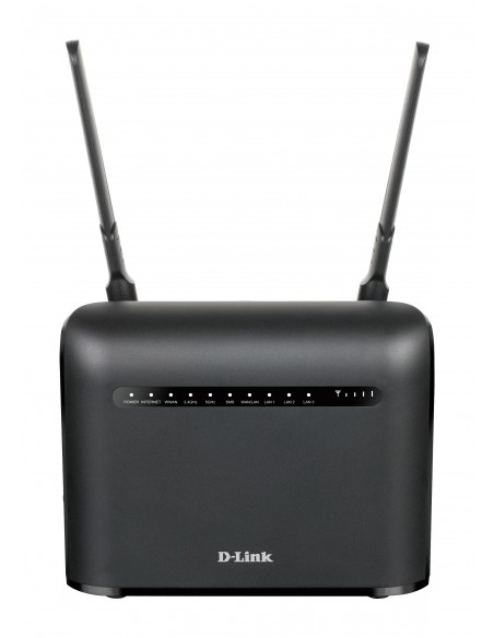 D-Link AC1200 router inalámbrico Gigabit Ethernet Doble banda (2,4 GHz   5 GHz) 4G Negro