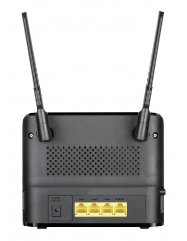 D-Link AC1200 router inalámbrico Gigabit Ethernet Doble banda (2,4 GHz   5 GHz) 4G Negro