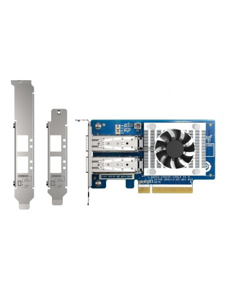 QNAP QXG-25G2SF-CX6 adaptador y tarjeta de red Interno Fibra 25000 Mbit s