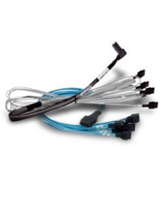 Broadcom 05-50064-00 cable Serial Attached SCSI (SAS) 1 m Negro, Azul, Plata