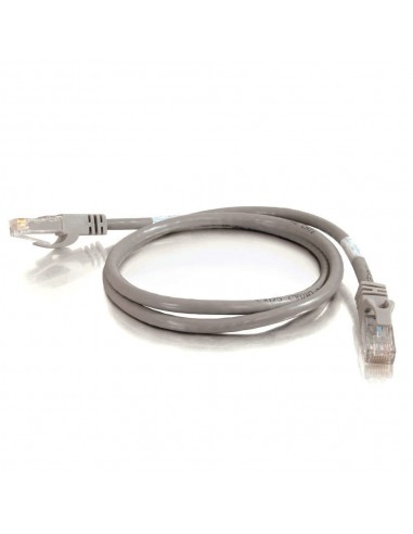 C2G Cable de conexión de red de 3 m Cat6 sin blindaje y con funda (UTP), color gris
