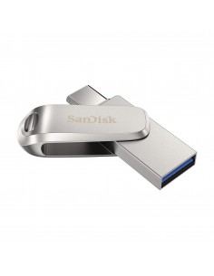 SanDisk Ultra Dual Drive Luxe unidad flash USB 256 GB USB Type-A   USB Type-C 3.2 Gen 1 (3.1 Gen 1) Acero inoxidable