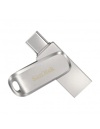 SanDisk Ultra Dual Drive Luxe unidad flash USB 256 GB USB Type-A   USB Type-C 3.2 Gen 1 (3.1 Gen 1) Acero inoxidable