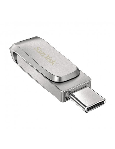 SanDisk Ultra Dual Drive Luxe unidad flash USB 256 GB USB Type-A   USB Type-C 3.2 Gen 1 (3.1 Gen 1) Acero inoxidable