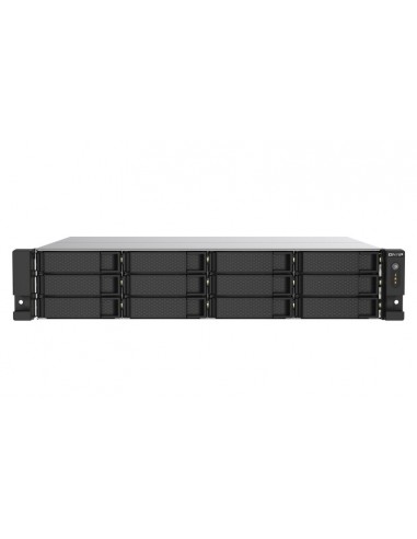 QNAP TS-1273AU-RP-8G servidor de almacenamiento NAS Bastidor (2U) Ethernet Aluminio, Negro V1500B