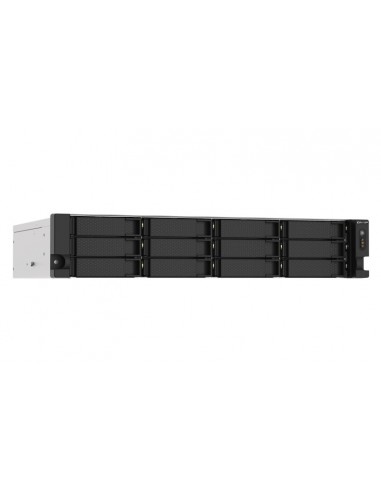QNAP TS-1273AU-RP-8G servidor de almacenamiento NAS Bastidor (2U) Ethernet Aluminio, Negro V1500B