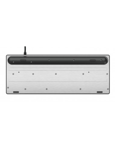 Trust GXT 833 Thado teclado USB Español Negro, Plata