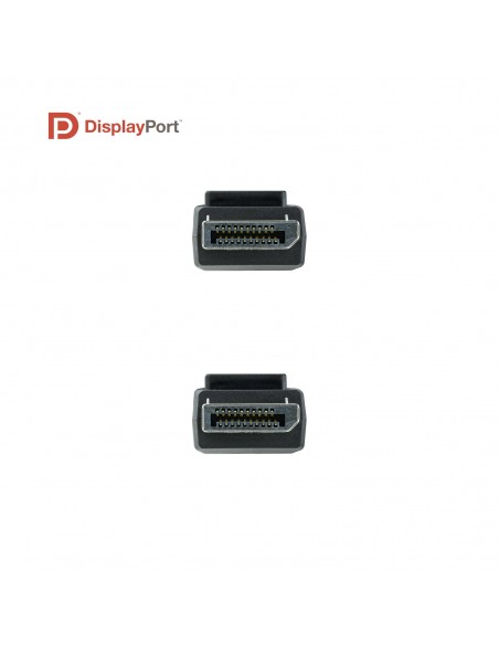 Nanocable Cable DISPLAYPORT 1.4 CERTIFICADO VESA, DP M – DP M, Negro, 1.5 m Nanocable Cable DISPLAYPORT 1.4 CERTIFICADO VESA, DP M – DP M, Negro, 1.5 m