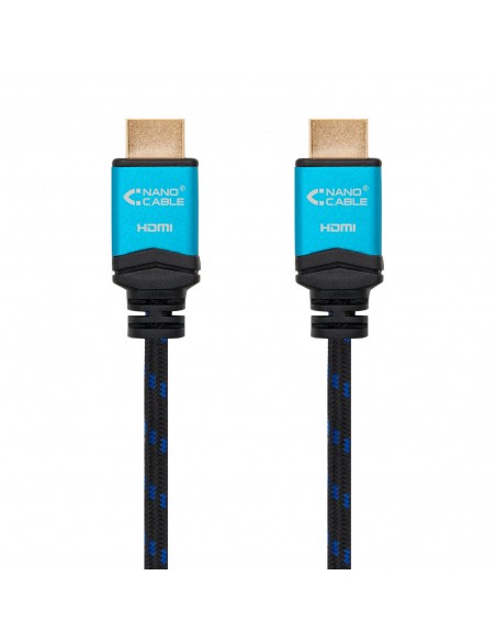 Nanocable Cable HDMI V2.0 4K@60GHz 18 Gbps A M-A M, negro, 5.0 m.