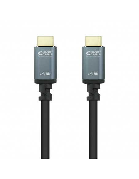Nanocable Cable HDMI 2.1 IRIS 8K A M-A M, Negro, 1.5 m