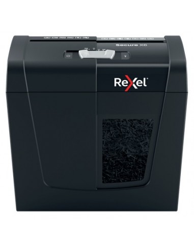 Rexel Secure X6 triturador de papel Corte cruzado 70 dB Negro
