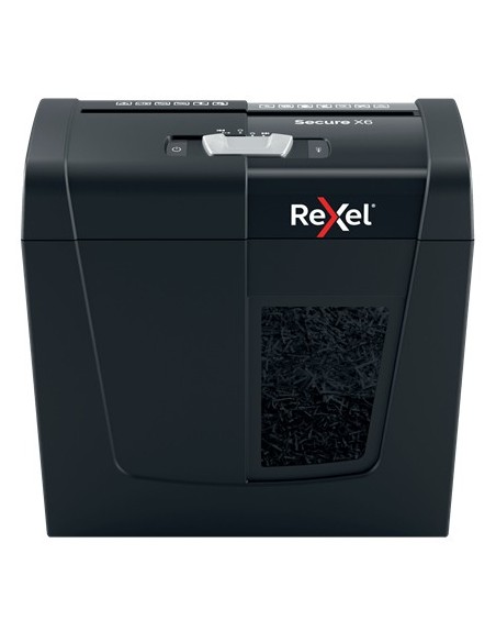 Rexel Secure X6 triturador de papel Corte cruzado 70 dB Negro