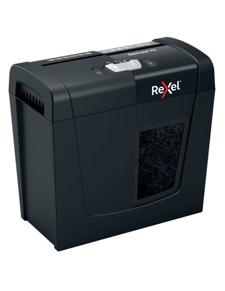Rexel Secure X6 triturador de papel Corte cruzado 70 dB Negro