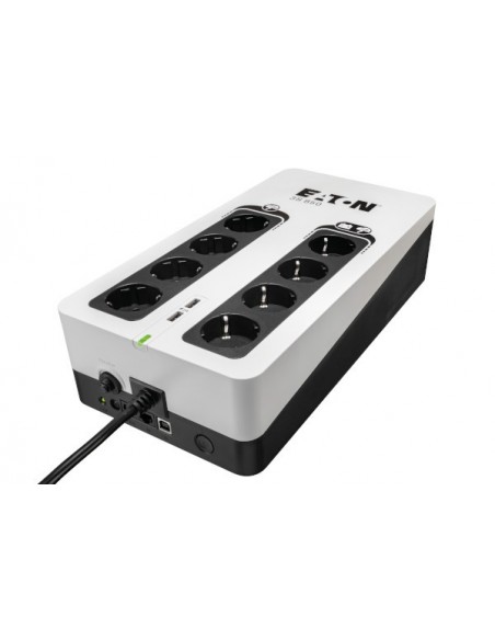 Eaton 3S850D sistema de alimentación ininterrumpida (UPS) En espera (Fuera de línea) o Standby (Offline) 0,85 kVA 510 W 8