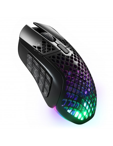 Steelseries Aerox 9 ratón Ambidextro RF Wireless + Bluetooth Óptico 18000 DPI