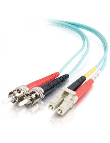 C2G 85541 cable de fibra optica 2 m LC ST OFNR Turquesa