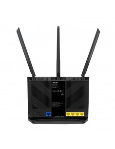 ASUS 4G-AX56 router inalámbrico Gigabit Ethernet Doble banda (2,4 GHz   5 GHz) Negro