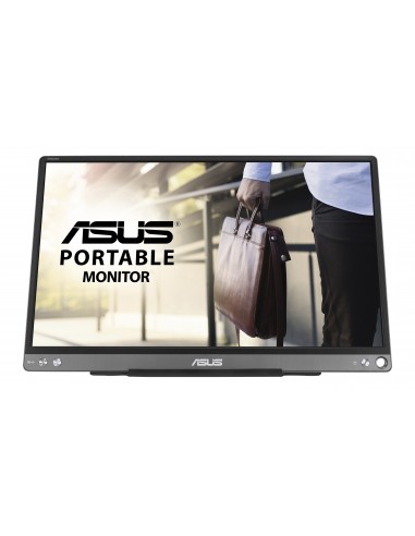 ASUS ZenScreen MB16ACE LED display 39,6 cm (15.6") 1920 x 1080 Pixeles Full HD Gris