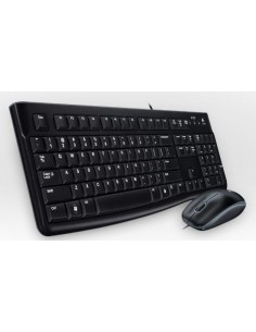 Logitech Desktop MK120 teclado Ratón incluido USB QWERTY Portugués Negro 2