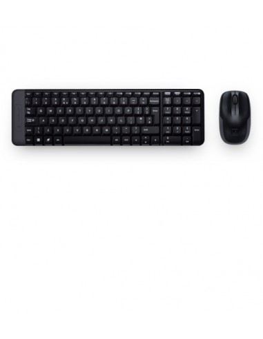 Logitech Wireless Combo MK220 teclado Ratón incluido USB Español Negro