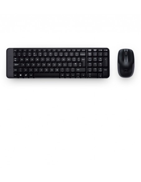 Logitech Wireless Combo MK220 teclado Ratón incluido USB Español Negro