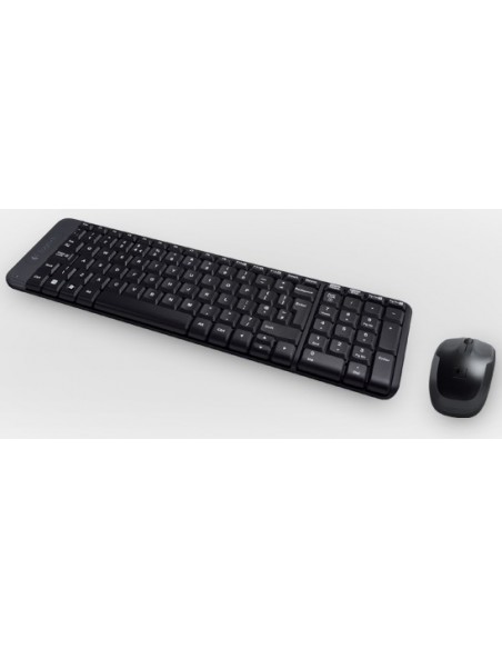 Logitech Wireless Combo MK220 teclado Ratón incluido USB Español Negro