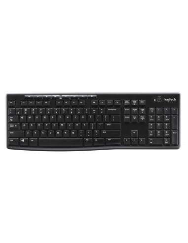 Logitech Wireless Keyboard K270 teclado RF inalámbrico QWERTZ Alemán Negro