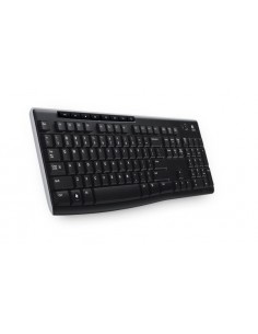 Logitech Wireless Keyboard K270 teclado RF inalámbrico QWERTZ Alemán Negro 2
