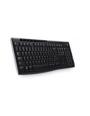 Logitech Wireless Keyboard K270 teclado RF inalámbrico QWERTZ Alemán Negro