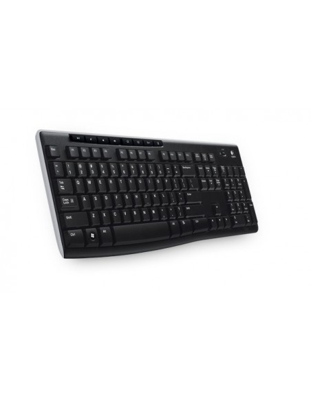 Logitech Wireless Keyboard K270 teclado RF inalámbrico QWERTZ Alemán Negro