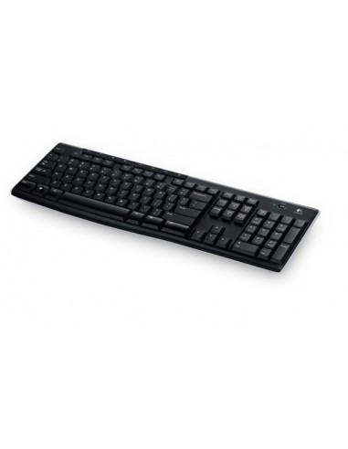 Logitech Wireless Keyboard K270 teclado RF inalámbrico QWERTZ Alemán Negro