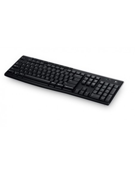Logitech Wireless Keyboard K270 teclado RF inalámbrico QWERTZ Alemán Negro