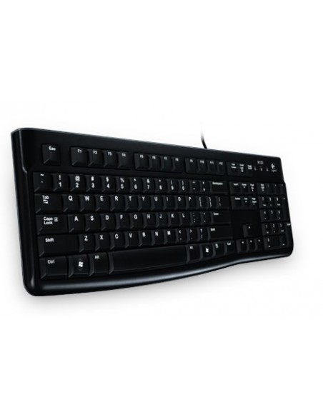 Logitech Keyboard K120 for Business teclado USB AZERTY Francés Negro