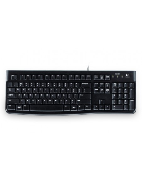 Logitech Keyboard K120 for Business teclado USB QWERTY Italiano Negro