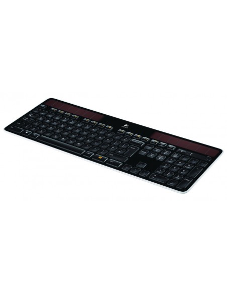 Logitech Wireless Solar Keyboard K750 teclado RF inalámbrico QWERTY Inglés Negro