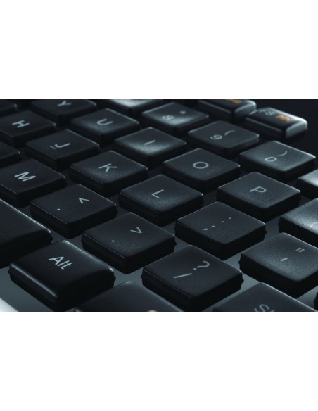 Logitech Wireless Solar Keyboard K750 teclado RF inalámbrico QWERTY Inglés Negro