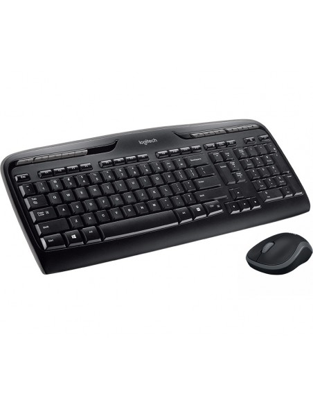 Logitech Wireless Combo MK330 teclado Ratón incluido USB QWERTY Inglés Negro