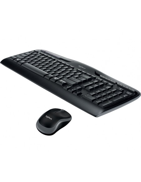 Logitech Wireless Combo MK330 teclado Ratón incluido USB QWERTY Inglés Negro