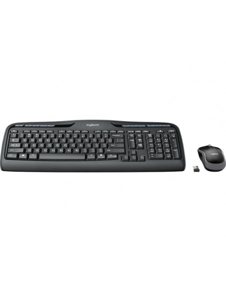 Logitech Wireless Combo MK330 teclado Ratón incluido USB QWERTY Inglés Negro