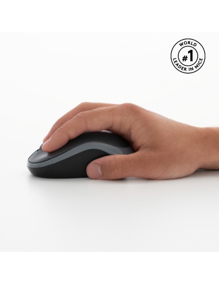 Logitech Wireless Combo MK270 teclado Ratón incluido RF inalámbrico QWERTY Internacional de EE.UU. Negro, Plata