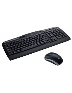 Logitech Wireless Combo MK330 teclado Ratón incluido RF inalámbrico QWERTY Inglés Negro