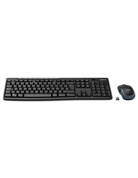Logitech Wireless Combo MK270 teclado Ratón incluido USB AZERTY Belga Negro