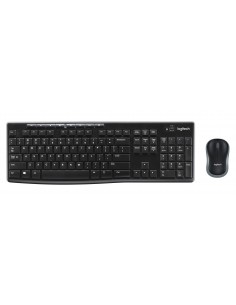 Logitech Wireless Combo MK270 teclado Ratón incluido USB QWERTY Italiano Negro