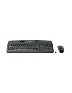Logitech Wireless Combo MK330 teclado Ratón incluido USB QWERTZ Alemán Negro
