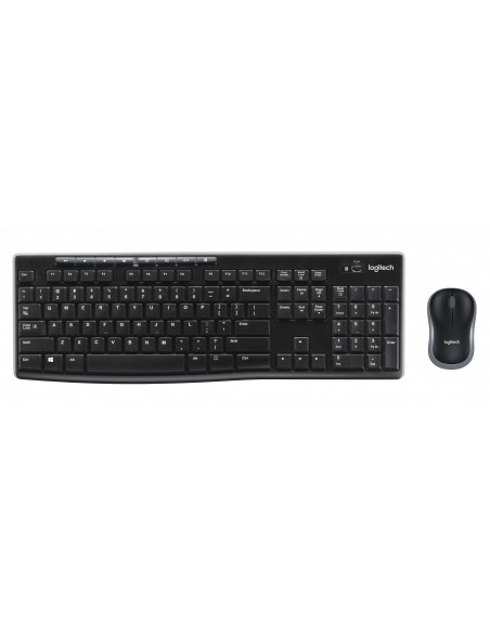 Logitech Wireless Combo MK270 teclado Ratón incluido USB QWERTY Español Negro