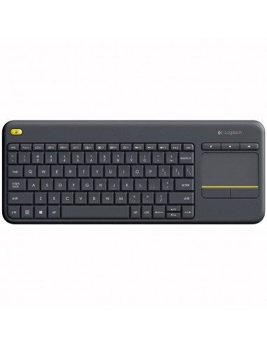 Logitech K400 Plus Tv teclado RF inalámbrico QWERTY Español Negro