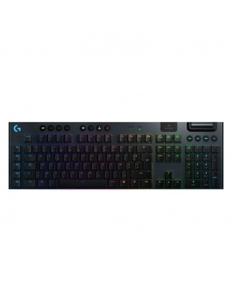 Logitech G G915 LIGHTSPEED Wireless RGB Mechanical Gaming Keyboard – GL Clicky teclado RF Wireless + Bluetooth AZERTY Francés