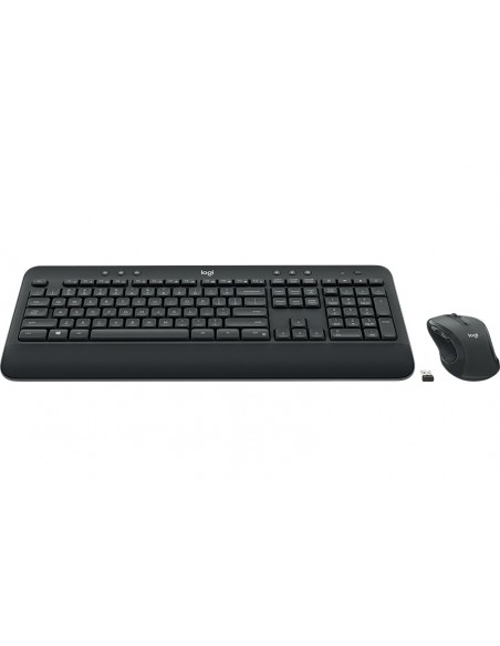 Logitech Advanced MK545 teclado Ratón incluido RF inalámbrico QWERTY Internacional de EE.UU. Negro