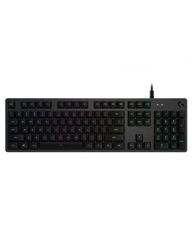 Logitech G G512 CARBON LIGHTSYNC RGB Mechanical Gaming Keyboard with GX Brown switches teclado USB QWERTY Italiano Carbono