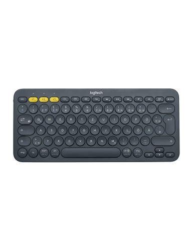 Logitech K380 Multi-Device teclado Bluetooth QWERTZ Alemán Gris